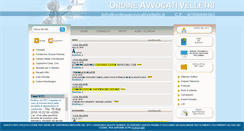 Desktop Screenshot of ordineavvocativelletri.it