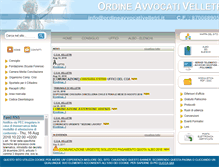 Tablet Screenshot of ordineavvocativelletri.it